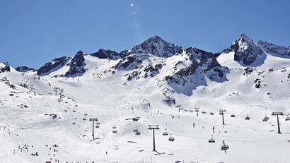 Stubaier Gleitscher im Winter